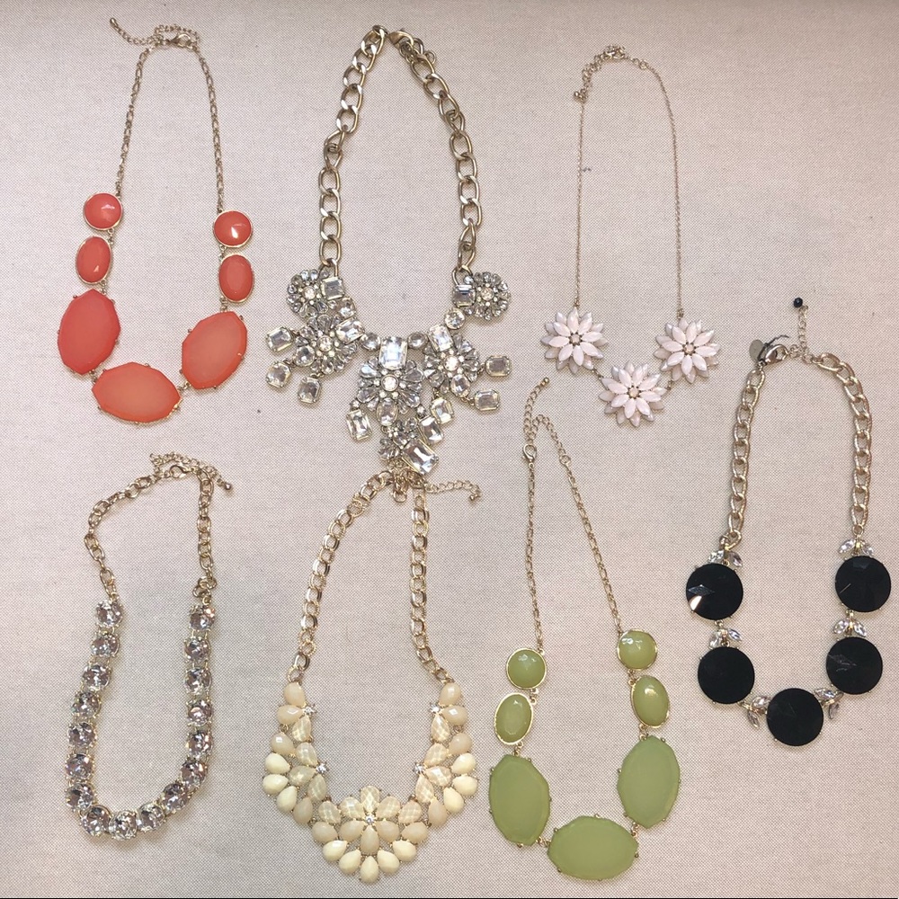 Lot 7 Necklaces J.Crew, Francesca's & Lulus
